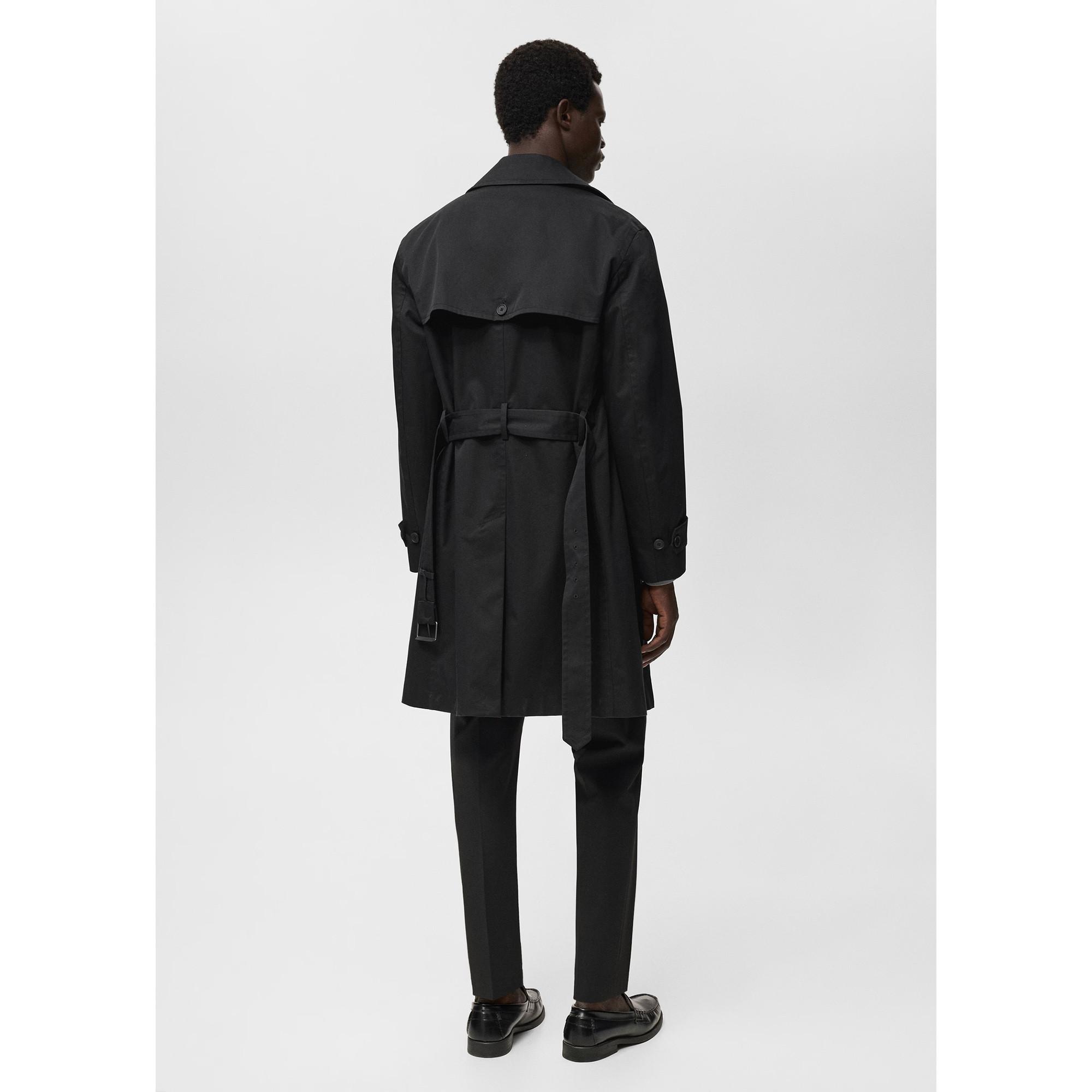 Mango Man Doppelreihiger Trenchcoat  