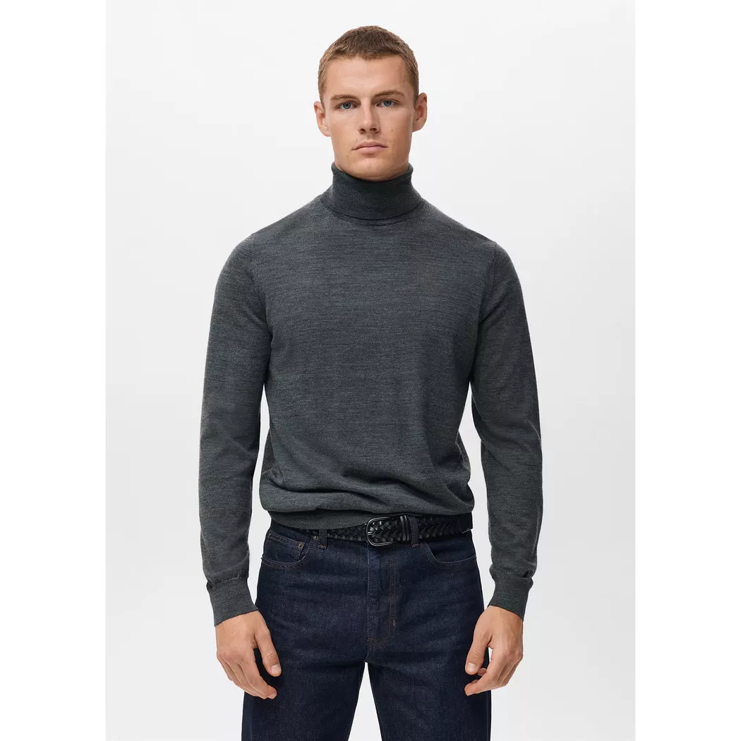 Mango Man - Pullover, für Herren, Grau, Größe XXL