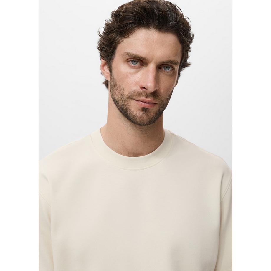 Mango Man Relaxed Fit Kurzarm T-Shirt  