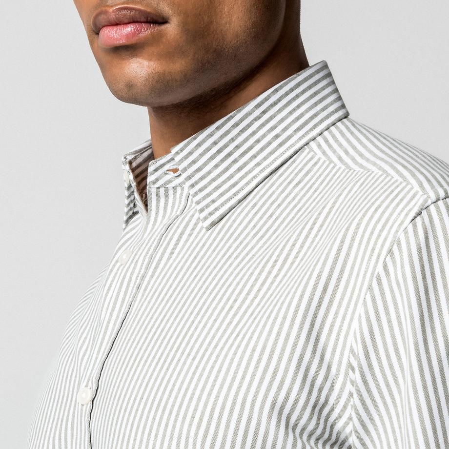 Mango Man Camicia a maniche lunghe a righe  