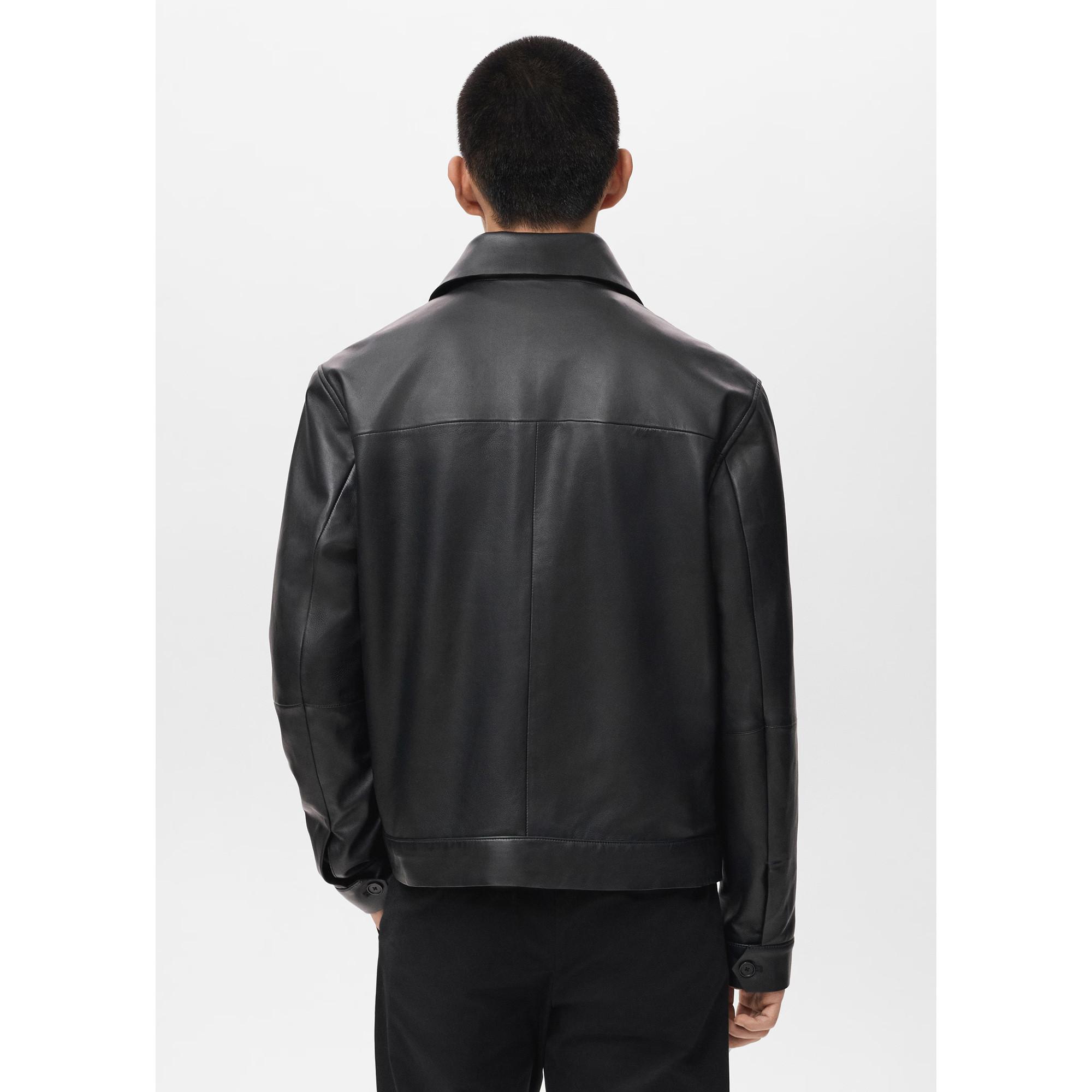 Mango Man Veste en cuir  