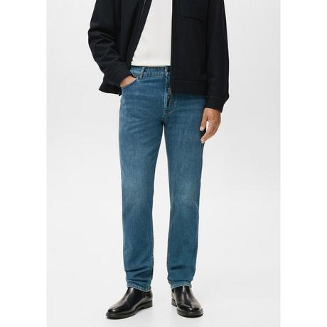 Mango Man Slim Fit Mid Rise Jeans  