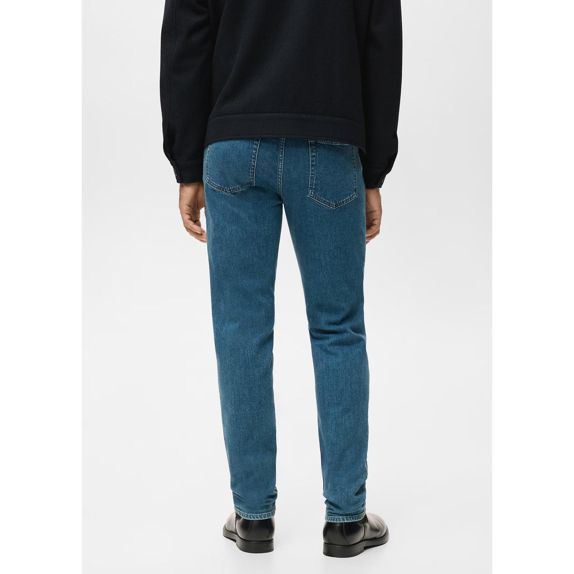 Mango Man Slim Fit Mid Rise Jeans  