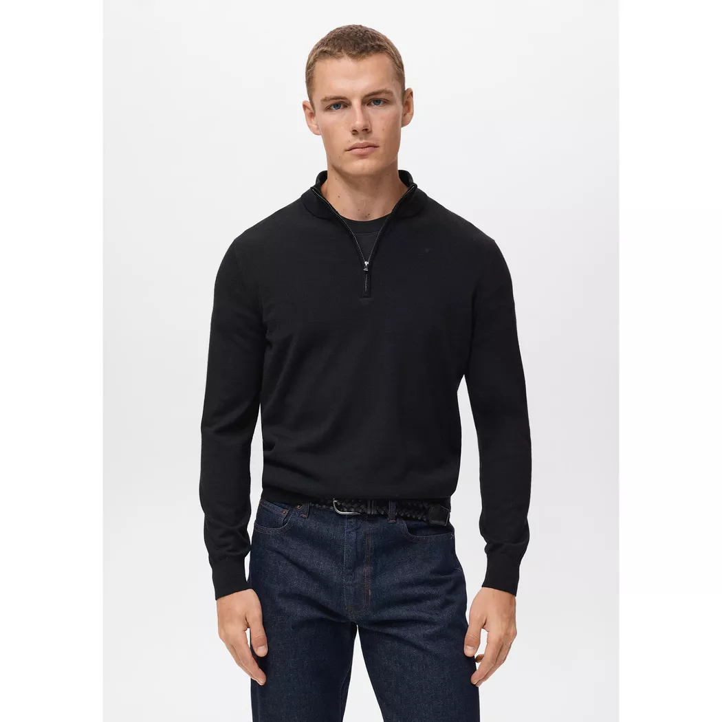 Mango Man - Sweatjacke, für Herren, Black, Größe S
