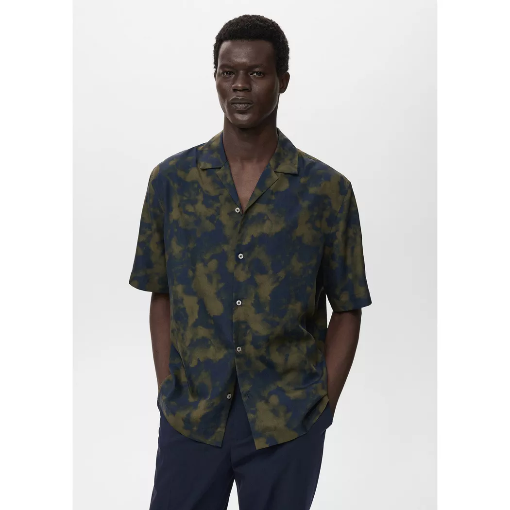 Mango Man - T-Shirt, für Herren, Dunkelgrün, Größe XL