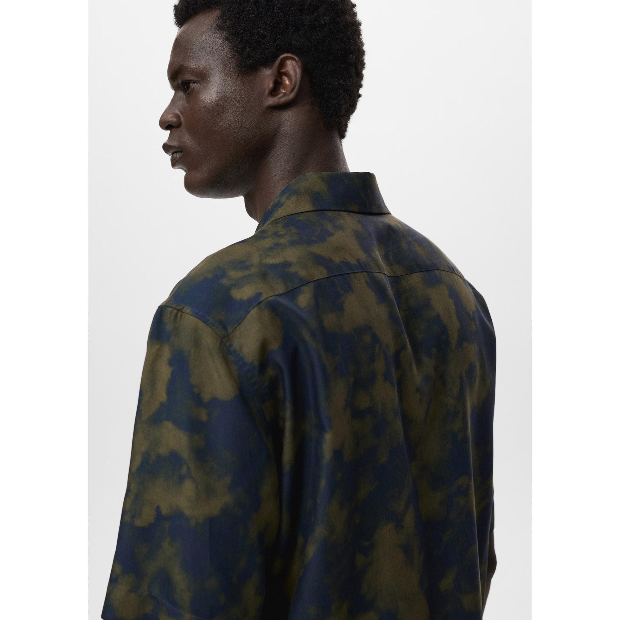 Mango Man T-Shirt con motivo astratto  