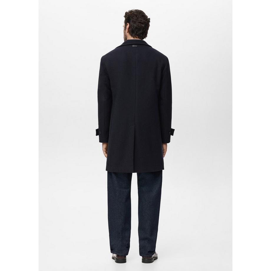 Mango Man Manteau homme coupe droite avec col montant  