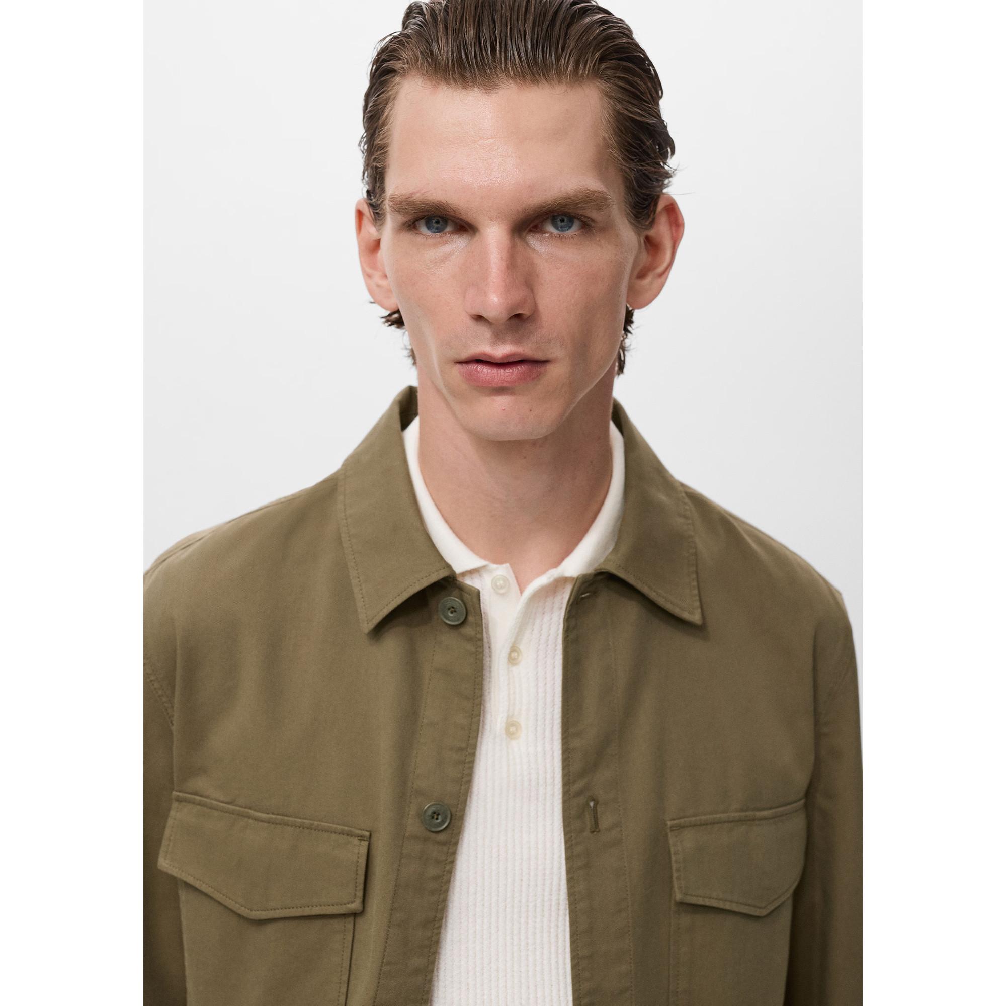 Mango Man Langarm Jacke  