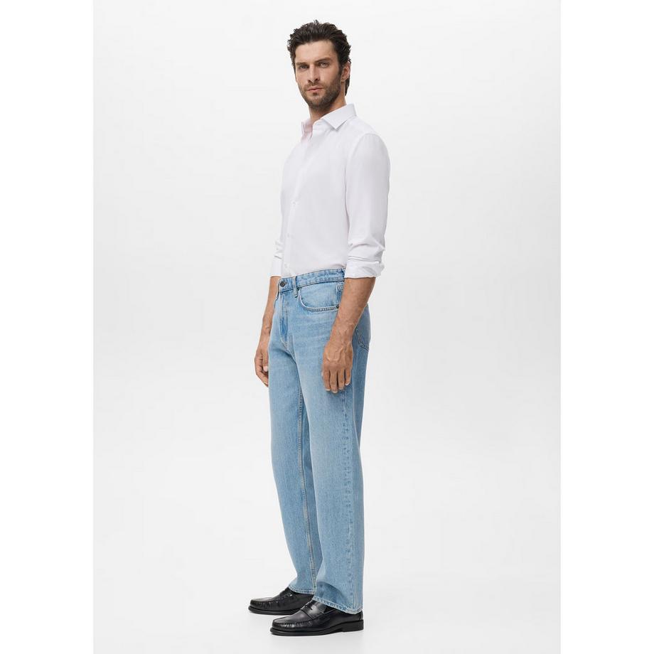 Mango Man Slim Fit Langarmhemd  