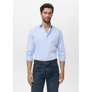 Mango Man Camicia Slim Fit Maniche Lunghe  