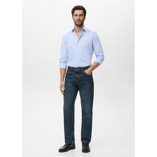 Mango Man Camicia Slim Fit Maniche Lunghe  