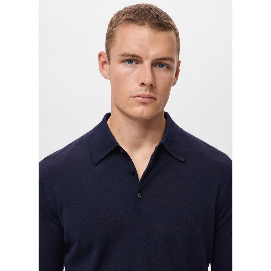 Mango Man Polo Manches Longues  