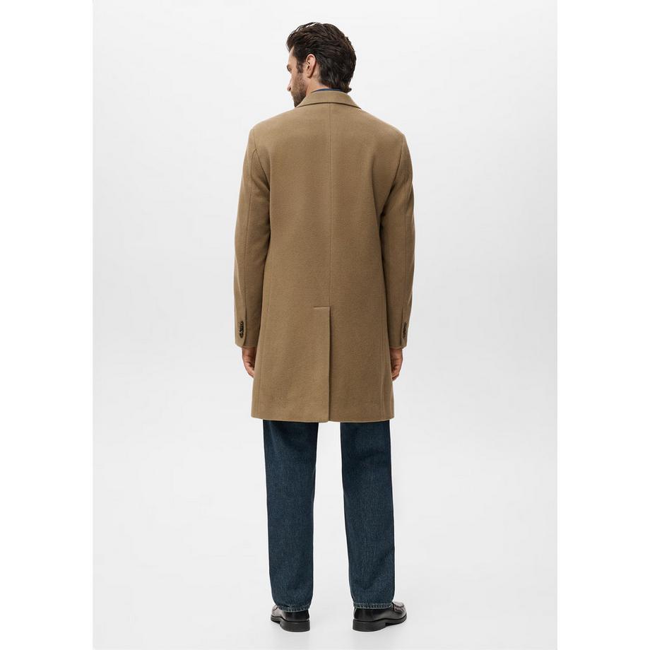 Mango Man Manteau long avec col à revers  