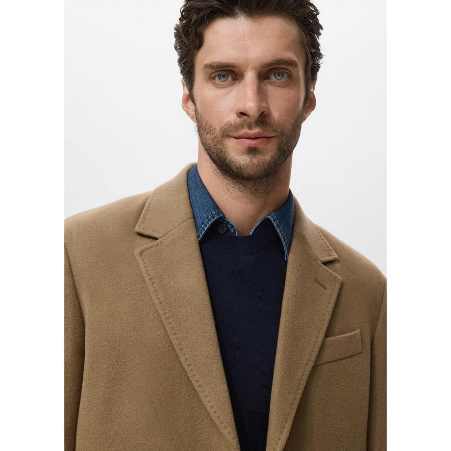 Mango Man Manteau long avec col à revers  