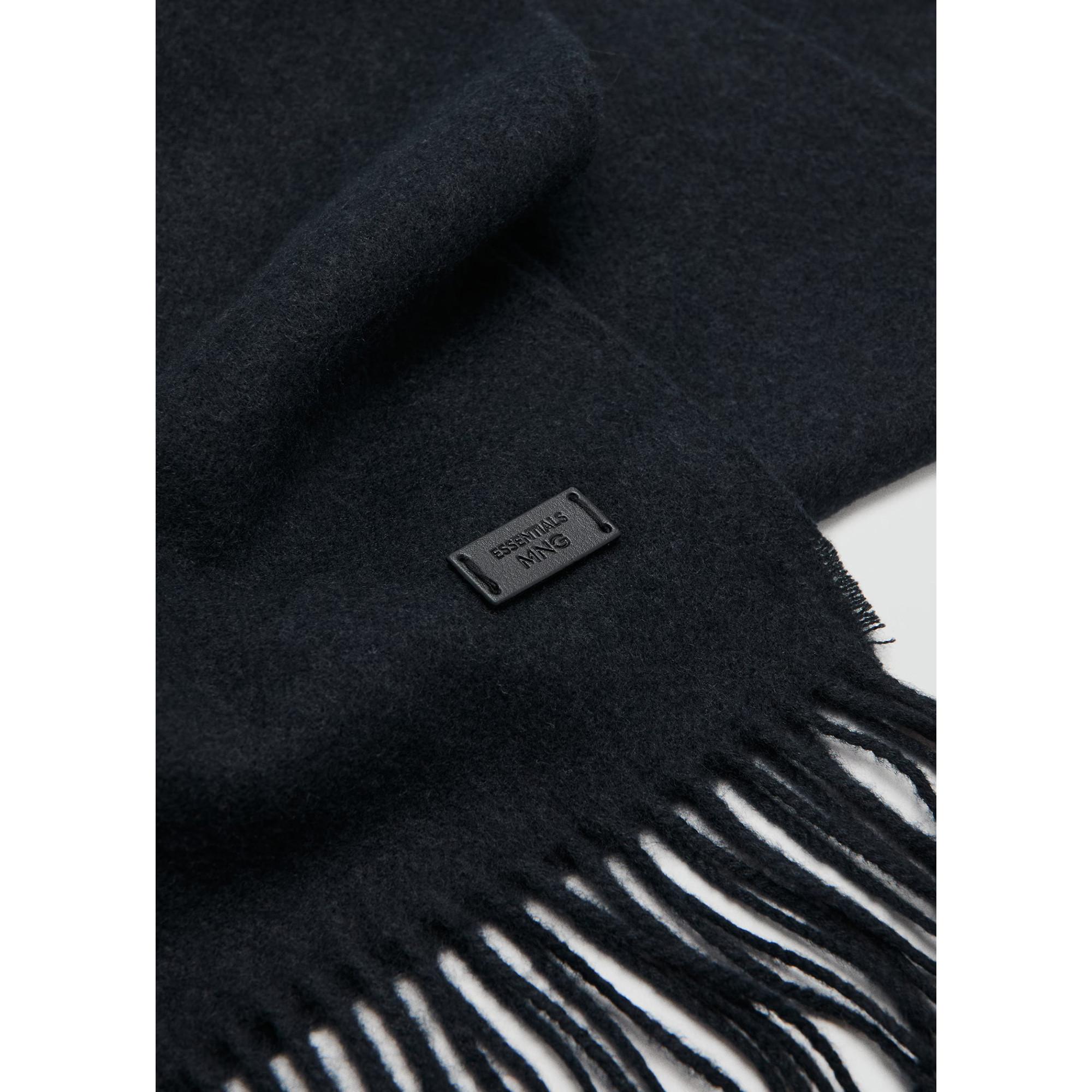 Mango Man Écharpe à Franges  