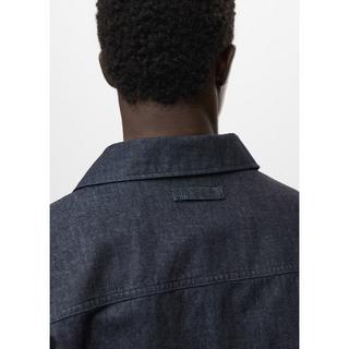Mango Man Denim Overshirt Straight Fit  