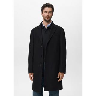 Mango Man Manteau classique droit en laine  