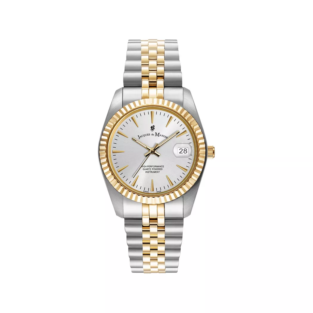 JACQUES DU MANOIR - Analoguhr, Inspiration classic, 36mm, Zweifarbig