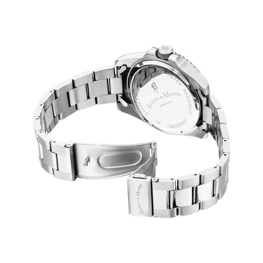 JACQUES DU MANOIR Pro Scuba 43 Horloge analogique 