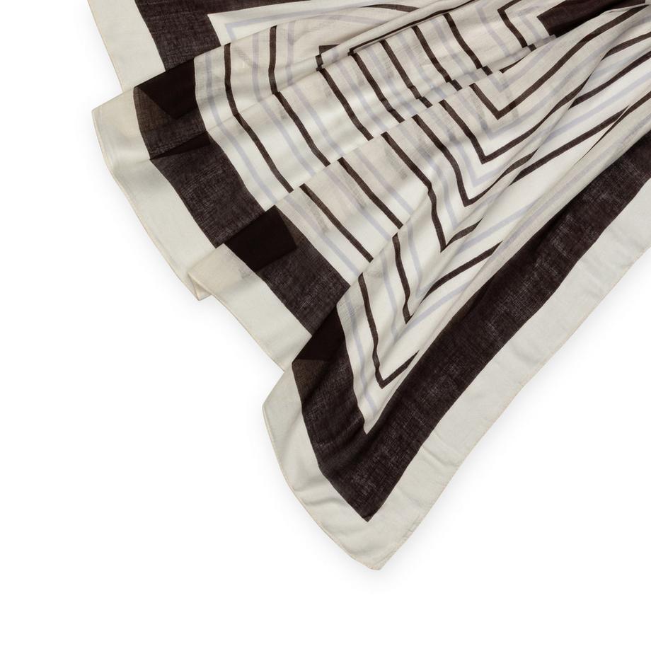 Manor Woman Echarpe Rayée  