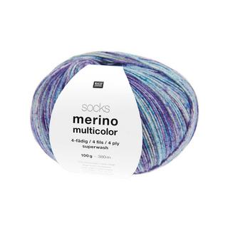 RICO-Design Handarbeitsgarn Merino Multicolor 4-fädig 