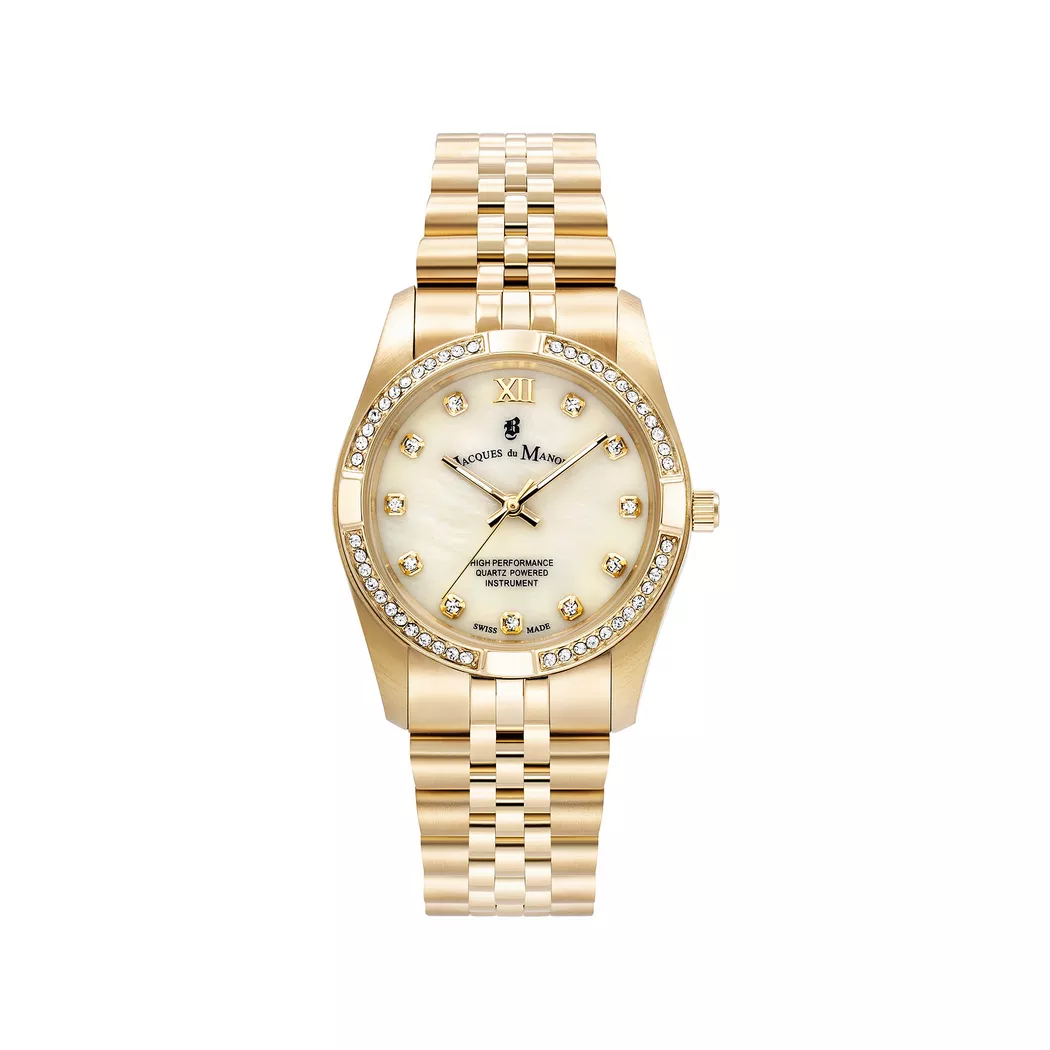 JACQUES DU MANOIR - Analoguhr, Inspiration prestige, 34mm, Gold