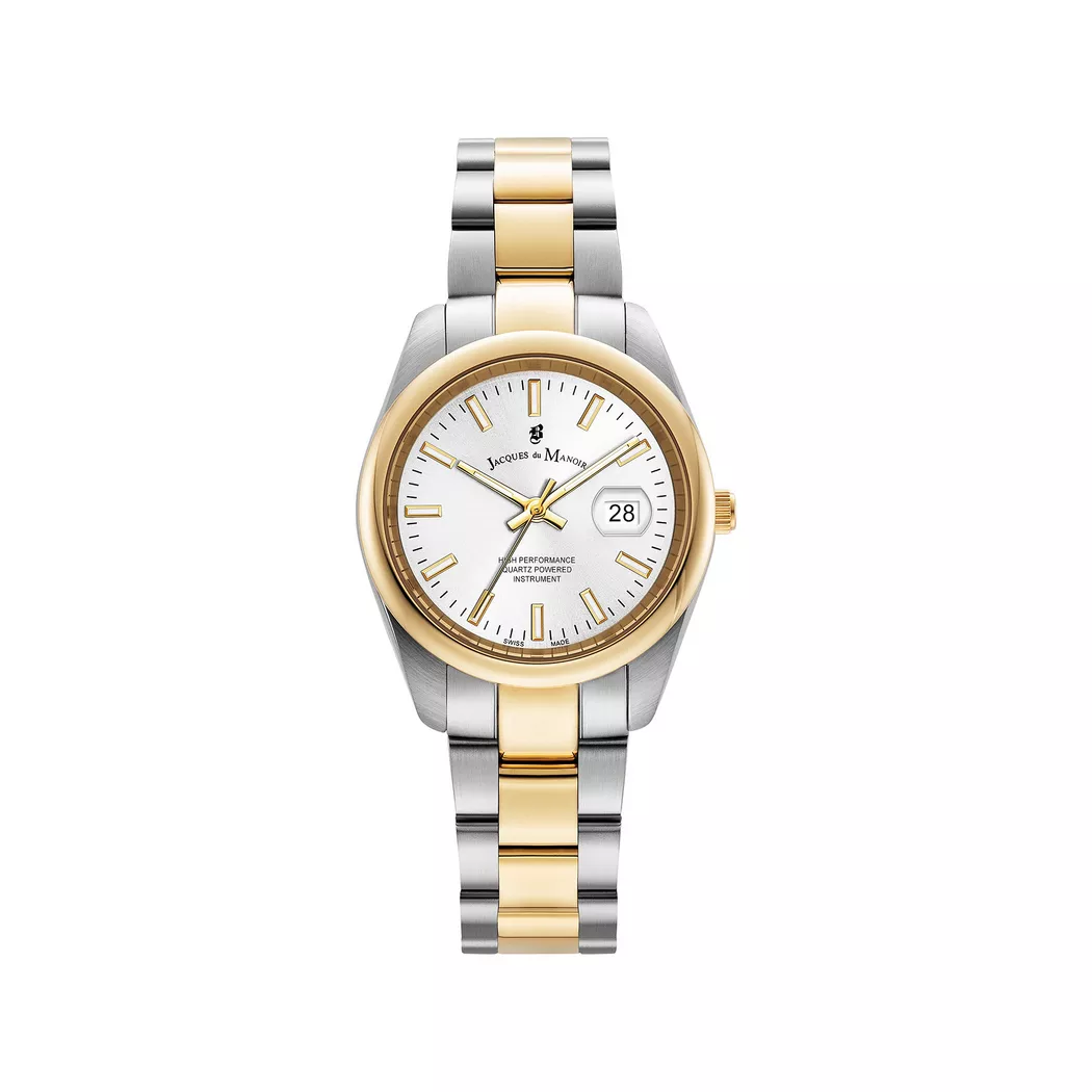 JACQUES DU MANOIR - Analoguhr, Inspiration Allure, 32mm, Zweifarbig