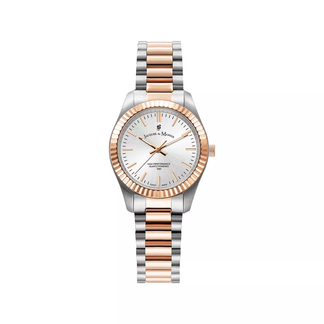 Jacques Du Manoir Inspiration Prime Montre Analogique Bicolore 31mm 3
