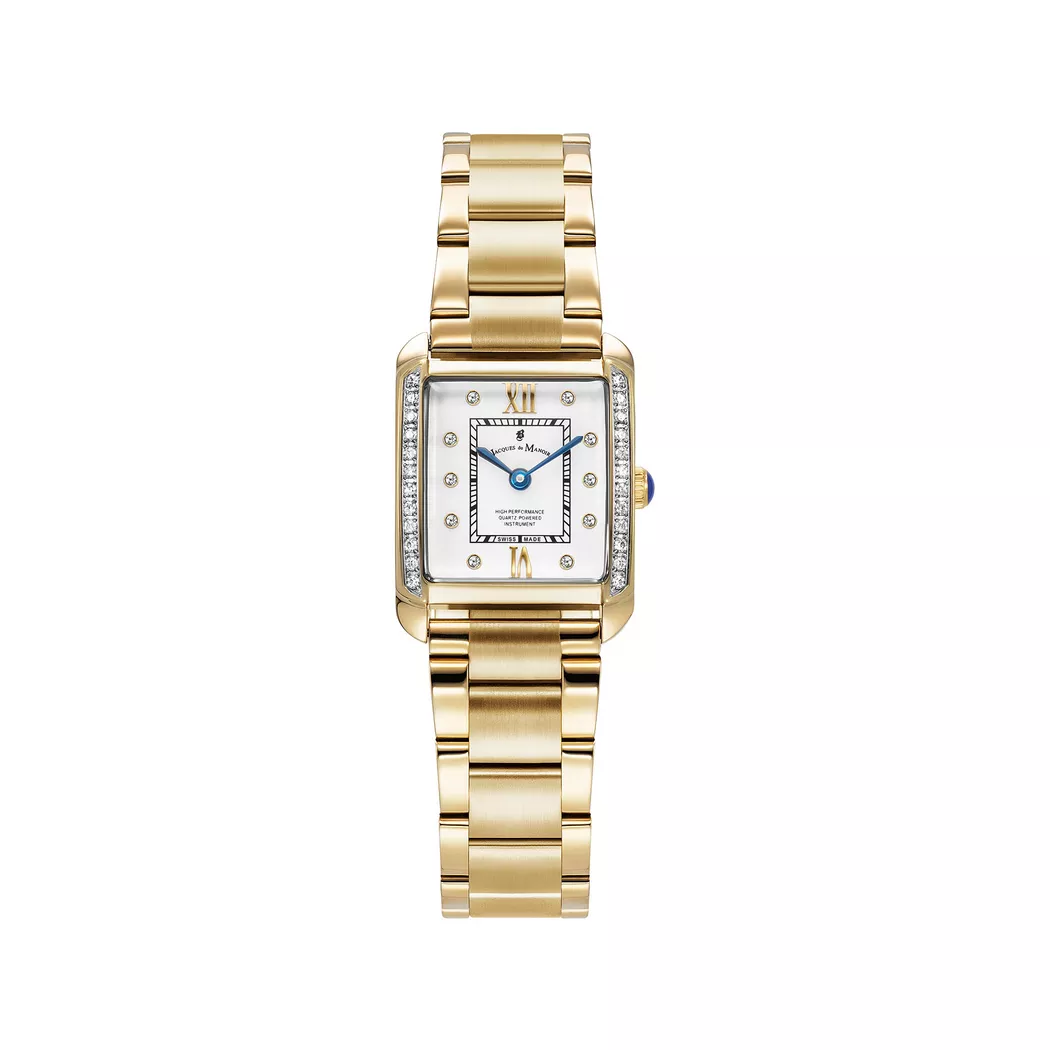 JACQUES DU MANOIR - Analoguhr, Emily II, 22mm, Gold