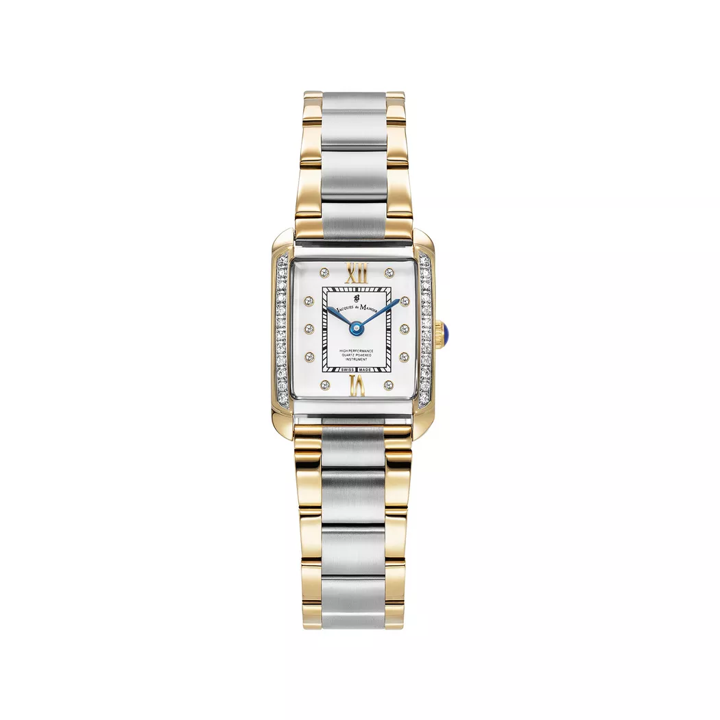 JACQUES DU MANOIR - Analoguhr, Emily II, 22mm, Zweifarbig
