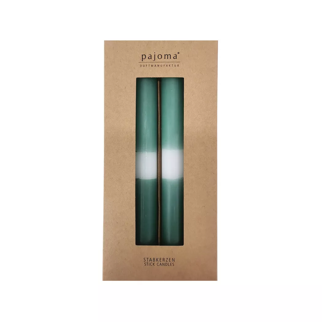 Pajoma - Stabkerzen, 4 Stück, Hellgrün