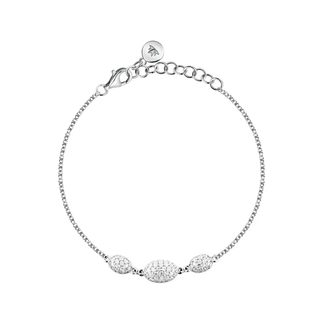 Morellato - Armband, Pavé, 16+3CM, Silber