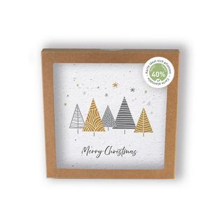 Hervorragend Weihnachtskarten Weihnachtswald 