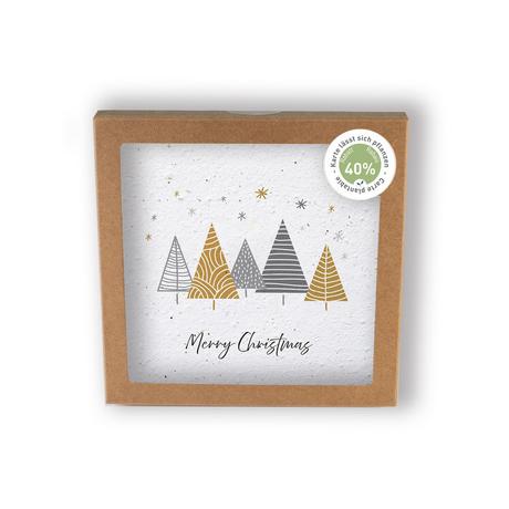 Hervorragend Weihnachtskarten Weihnachtswald 