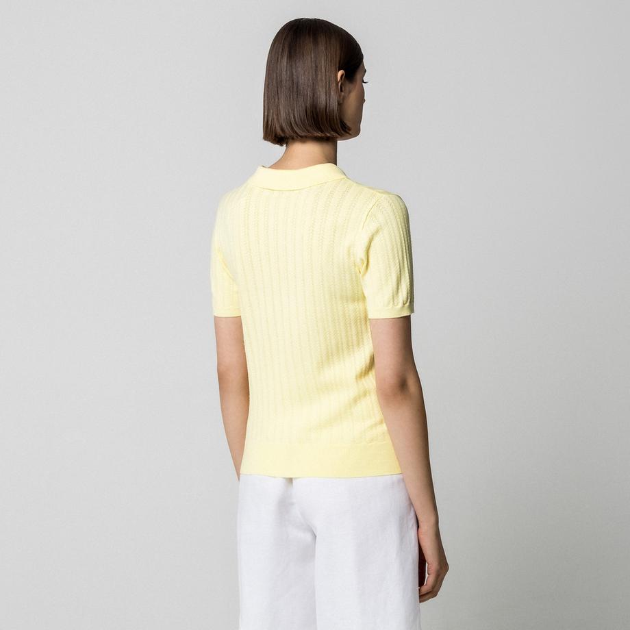 Manor Woman Kurzarm Polo Pullover  