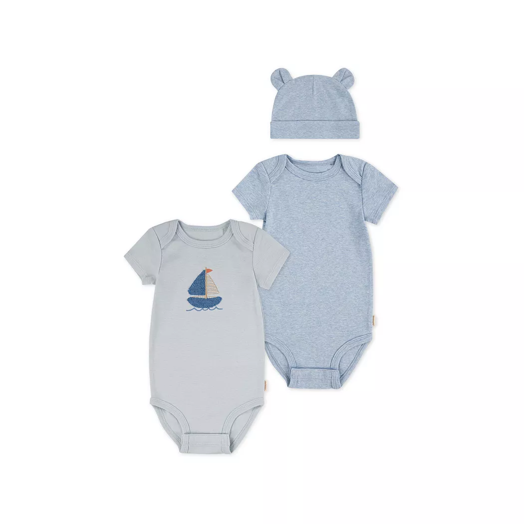 HUGGIES - Body, 2er-Pack, 6 Monate, Blau