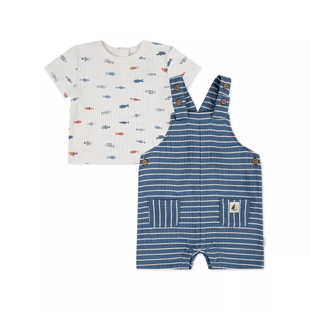 Huggies T-Shirt and Pants Set Blue 18M