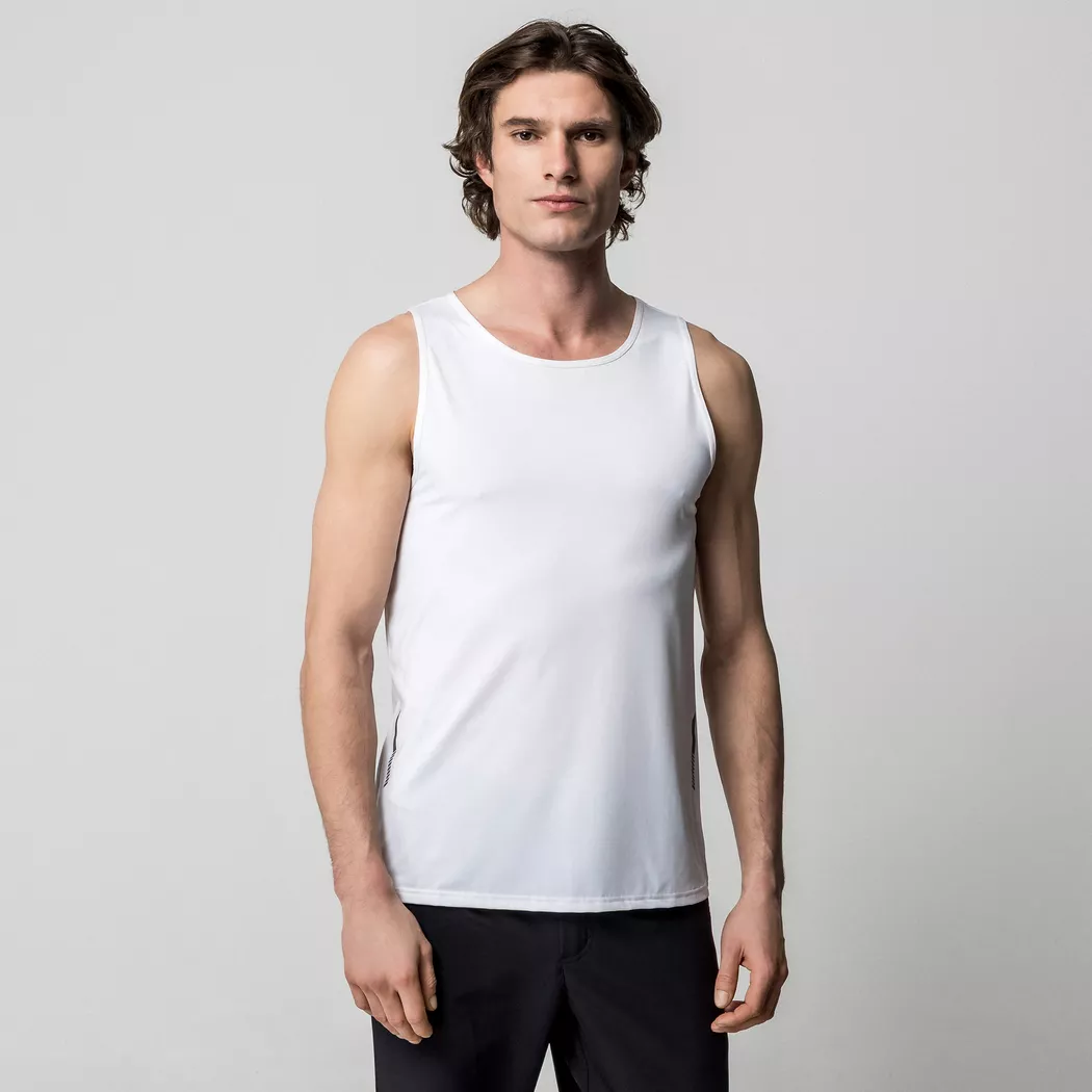 Manor Sport Tentechnik Tank Top White Size S