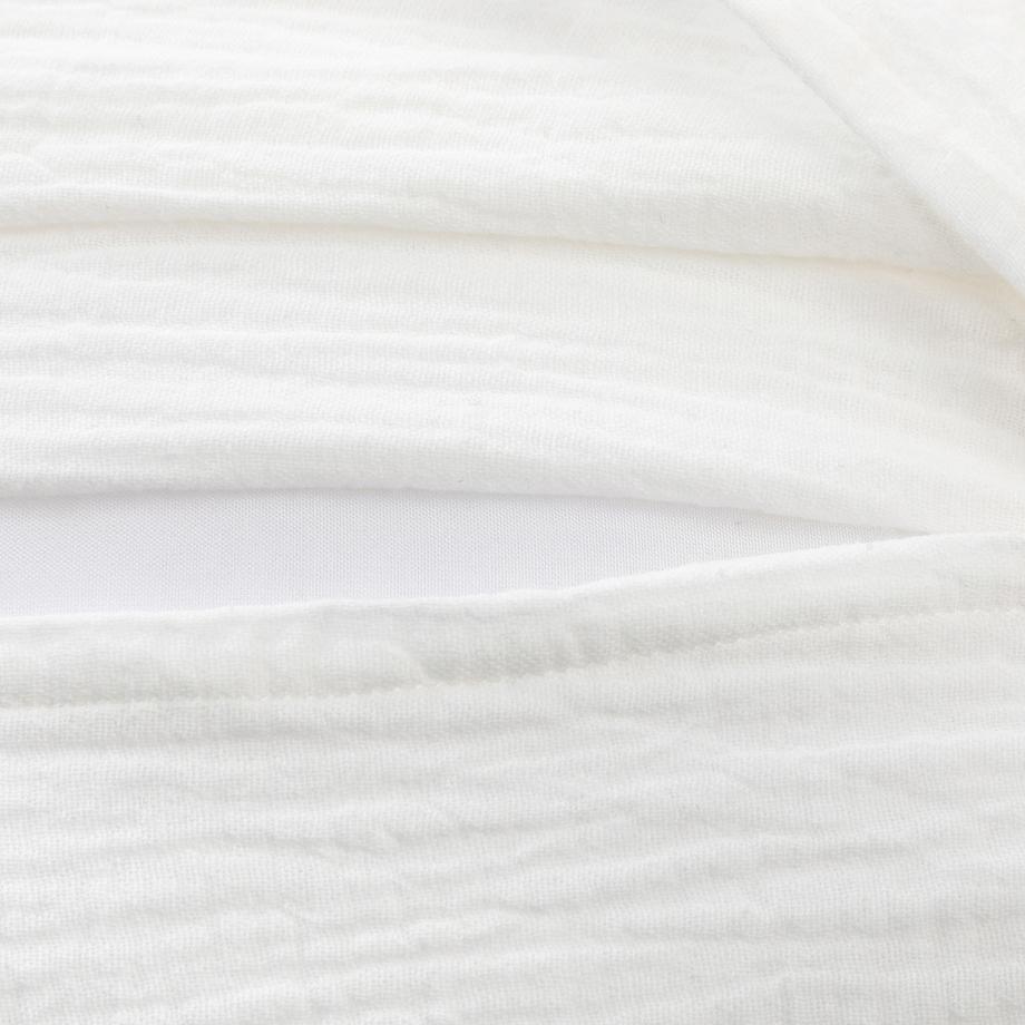 Manor Alice Housse de Coussin en Mousseline Brodé  