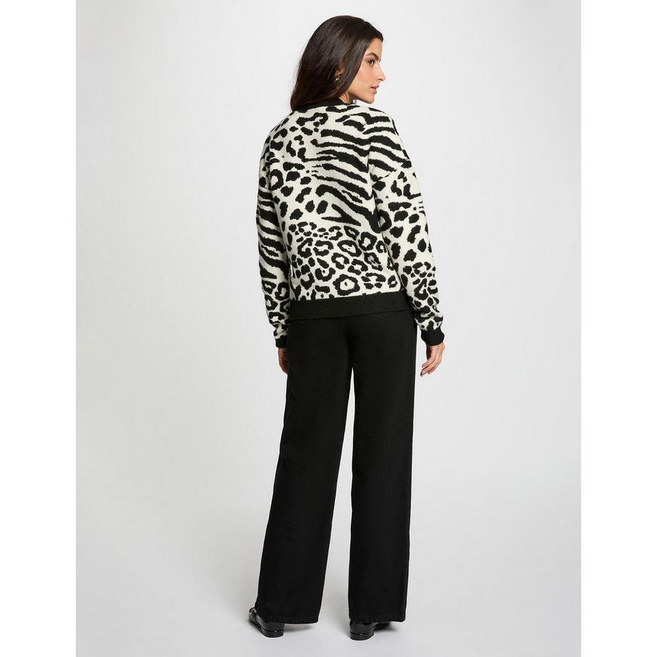 MORGAN Jacquard Pullover  