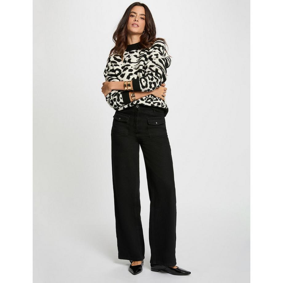 MORGAN Jacquard Pullover  