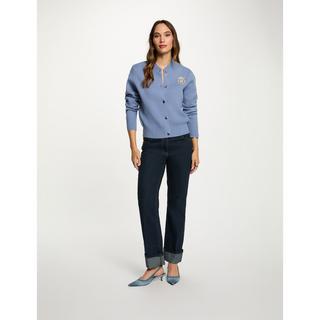 MORGAN Kurzer Bestickter Cardigan  