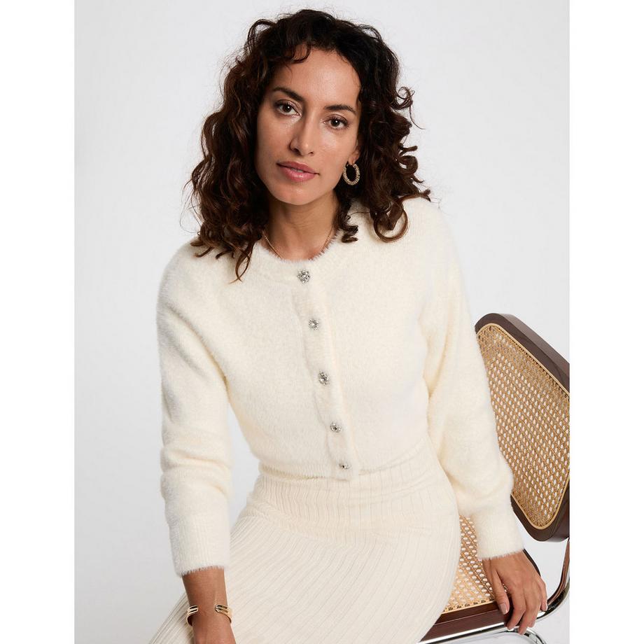 MORGAN Robe Tricotée avec Fente  