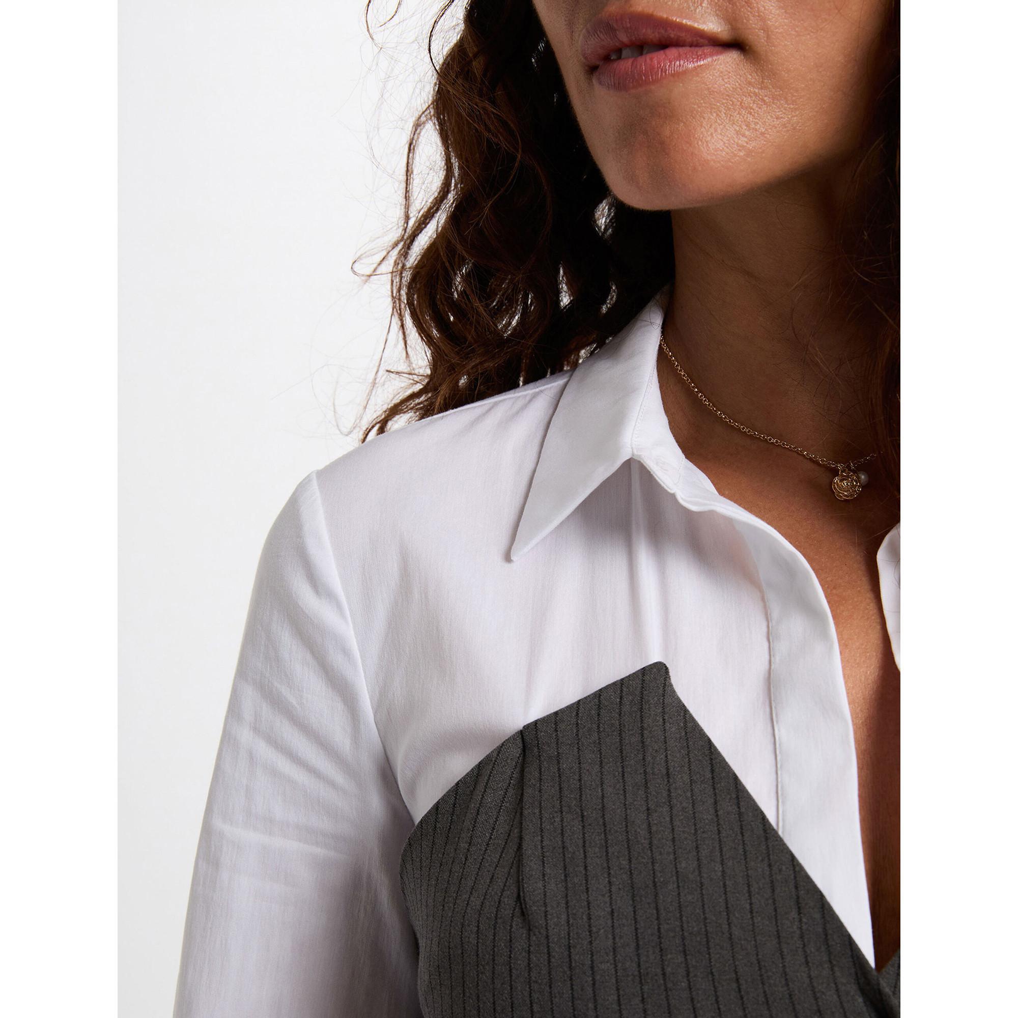 MORGAN Hemdblusenkleid Kentkragen  