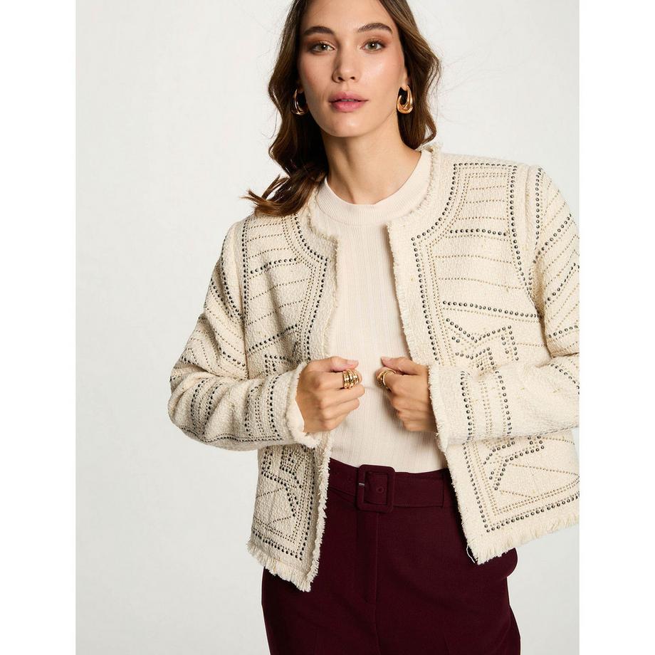 MORGAN Gilet avec Rivets  