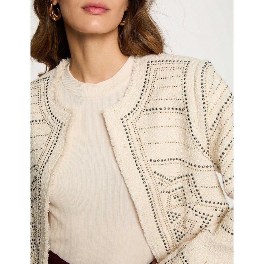 MORGAN Gilet avec Rivets  