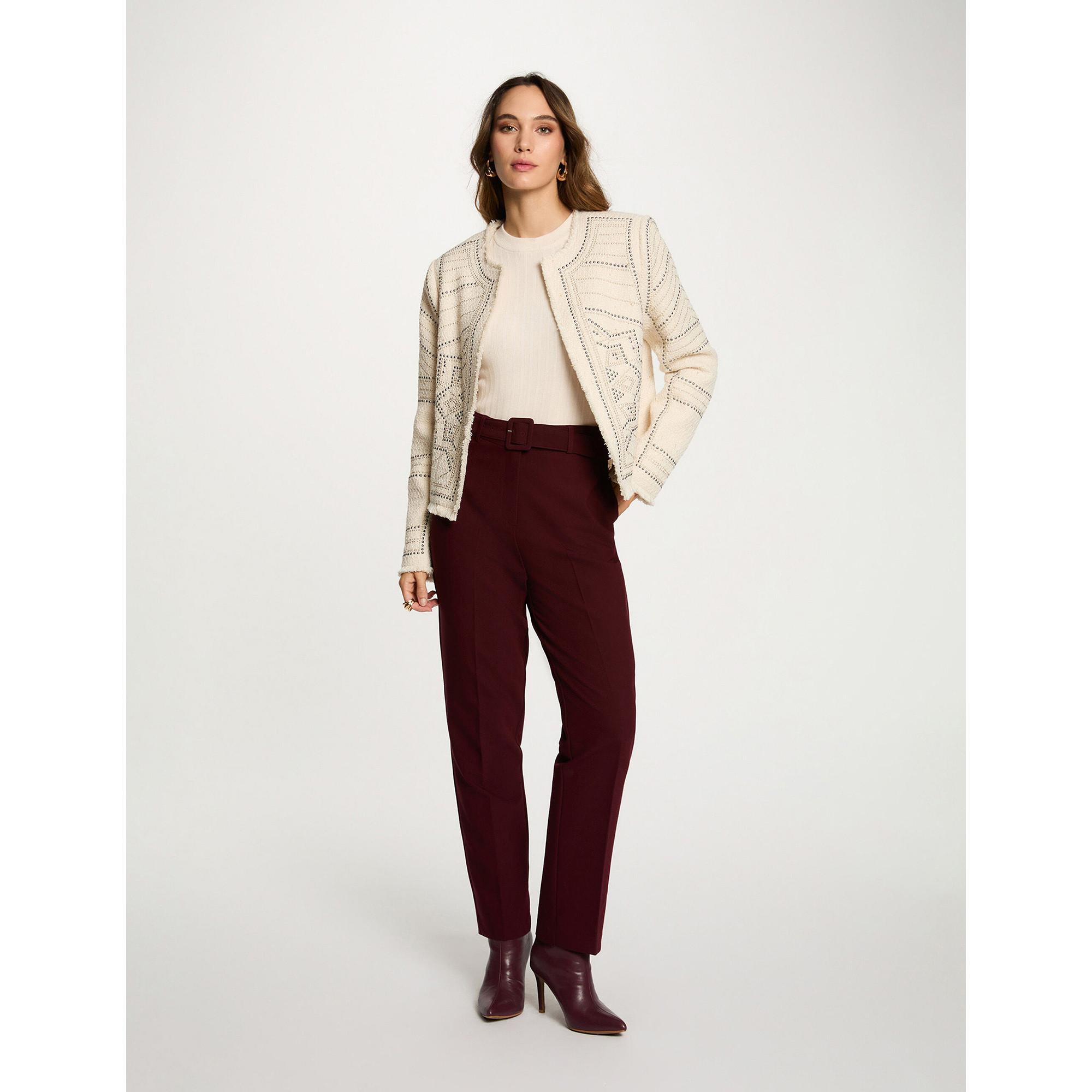 MORGAN Weste mit Nieten  