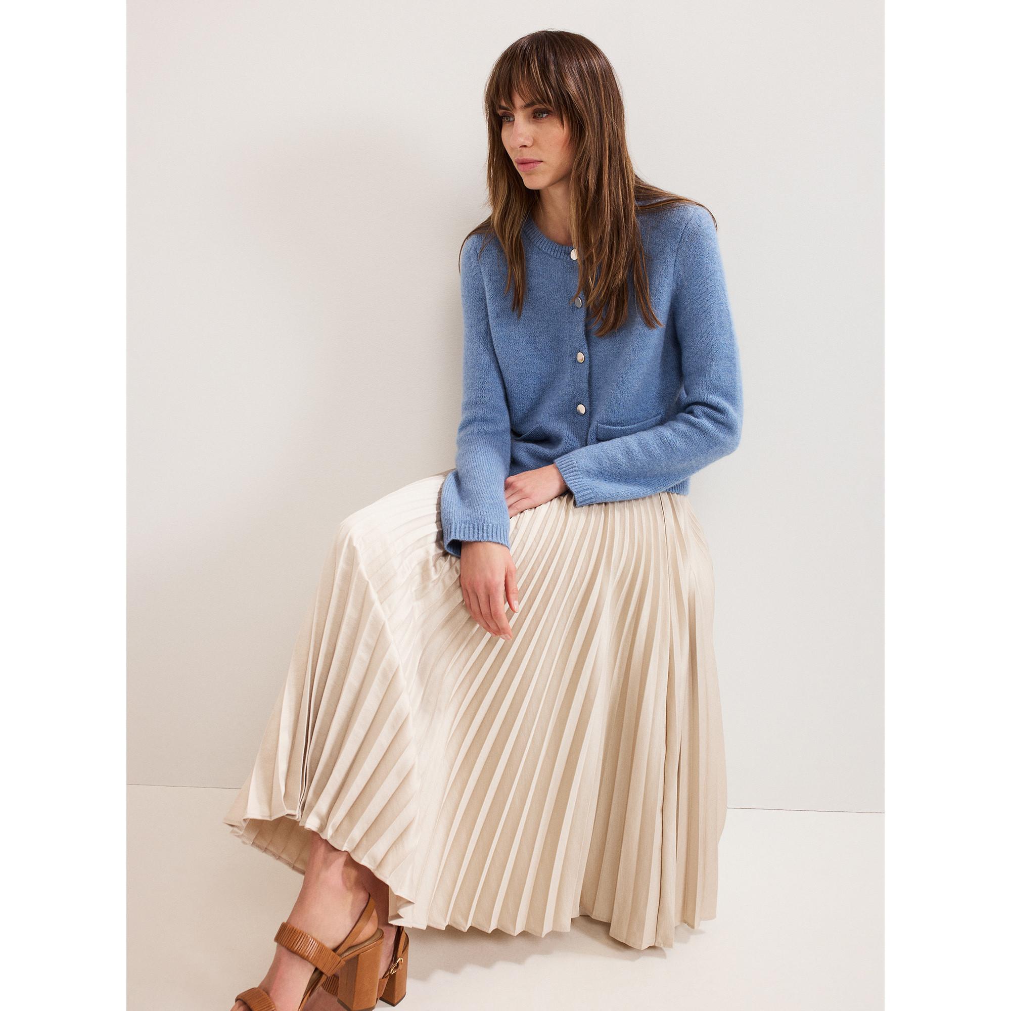 Phase Eight Sybilla Jupe Midi Plissée  