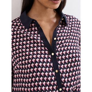 Phase Eight Chemise à manches longues à motifs  