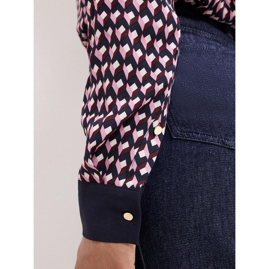 Phase Eight Camicia a maniche lunghe fantasia  